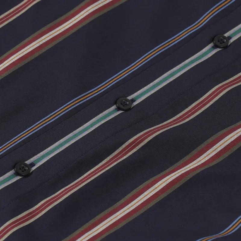 Fred Perry Stripe Shirt Navy-3