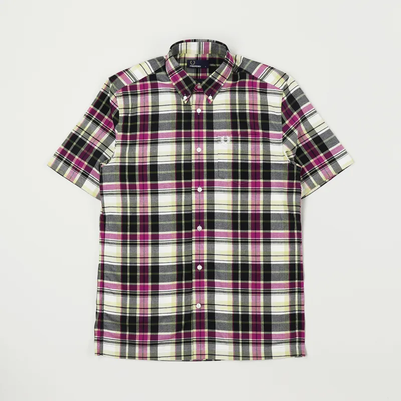 Fred perry madras shirt store