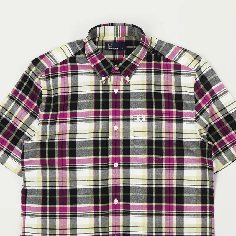 Fred perry madras shirt outlet
