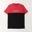 Fred Perry Block Graphic T Shirt Hibiscus Pink