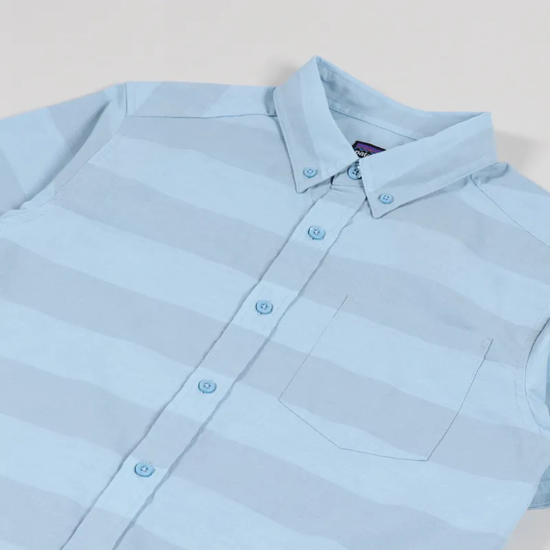 Patagonia Lightweight Bluffside Shirt Boll Stripe Big Sky Blue-1