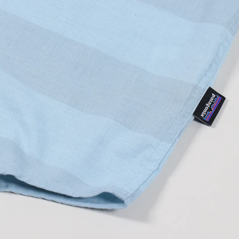 Patagonia Lightweight Bluffside Shirt Boll Stripe Big Sky Blue-4