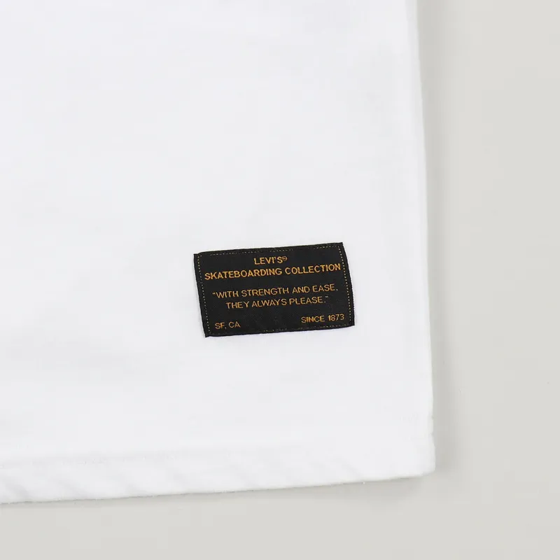 Levi's Skate Boxy T Shirt Bright White-3