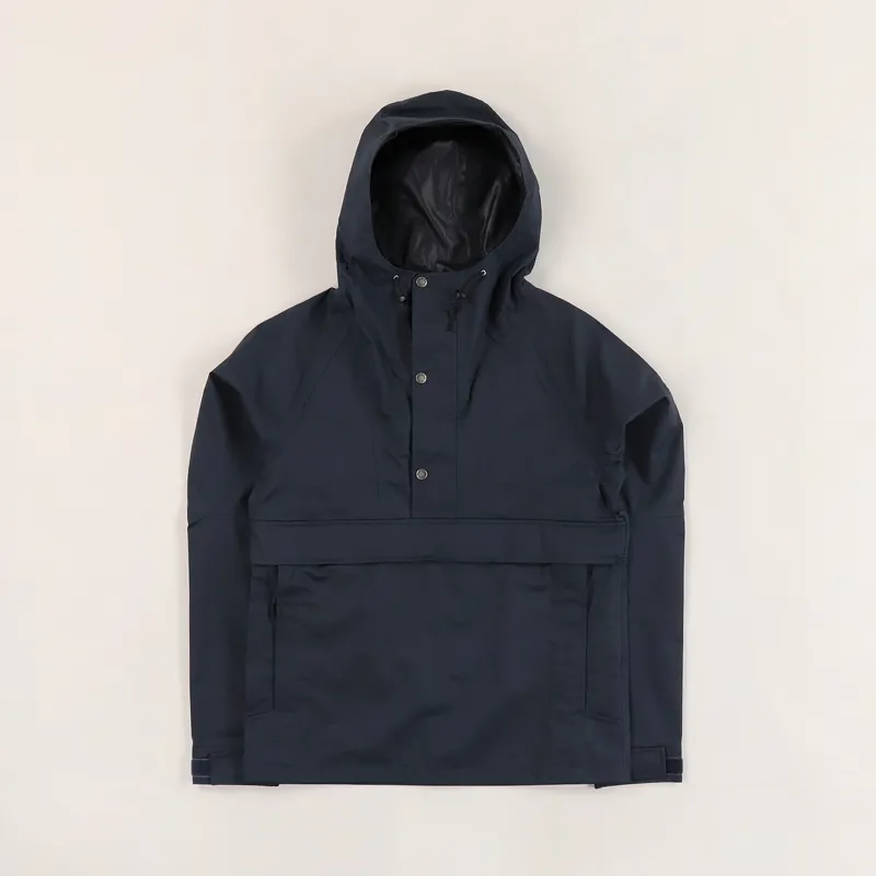 The North Face Mens British Millerain Wax Wind Jacket Urban Navy