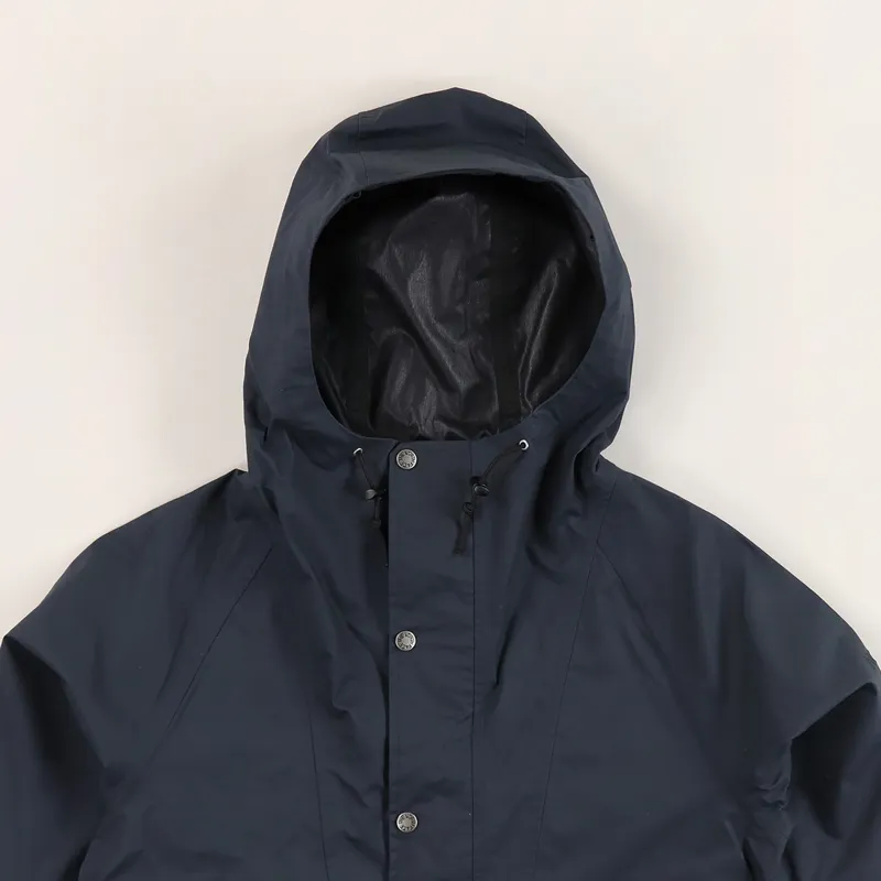 The North Face Mens British Millerain Wax Wind Jacket Urban Navy