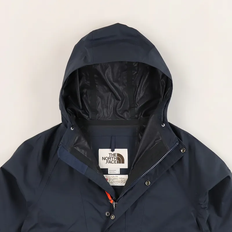 The North Face Mens British Millerain Wax Wind Jacket Urban Navy