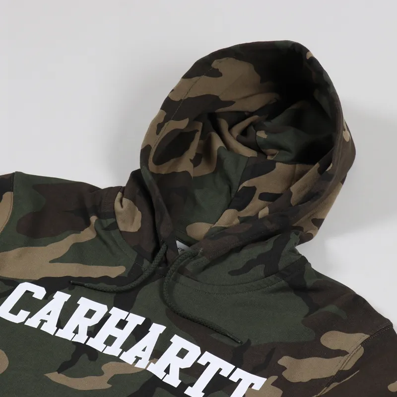 Carhartt WIP Hooded College Sweat Camo Laurel White-6