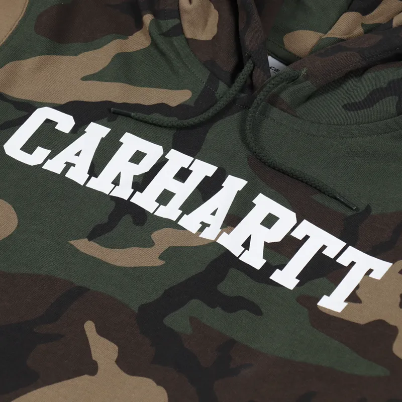 Carhartt WIP Hooded College Sweat Camo Laurel White-4
