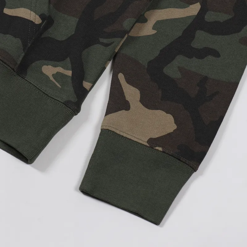 Carhartt WIP Hooded College Sweat Camo Laurel White-3