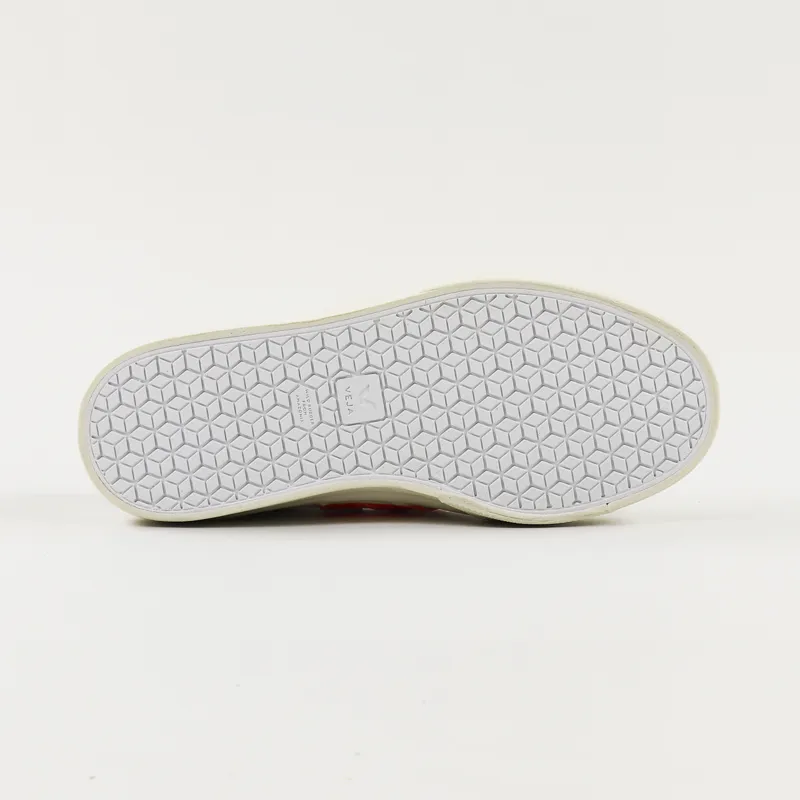 Veja Womens Campo Easy Shoes Extra White Orange Fluo Cobalt-8