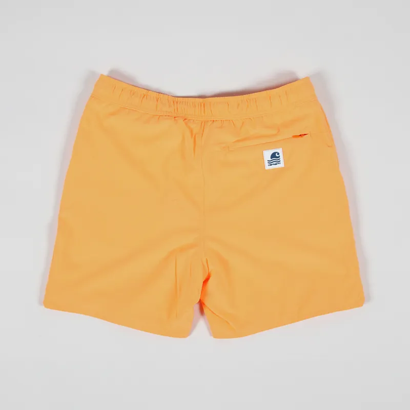 Carhartt WIP Aran Swim Trunks Pop Orange-2