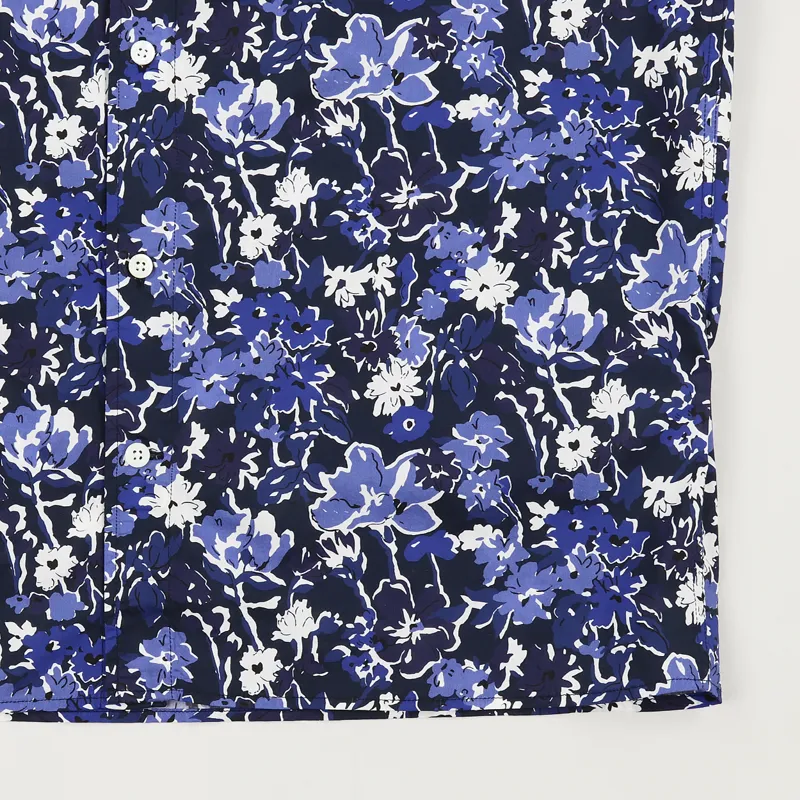 Norse Projects Carsten Liberty Print Shirt Dark Navy-3