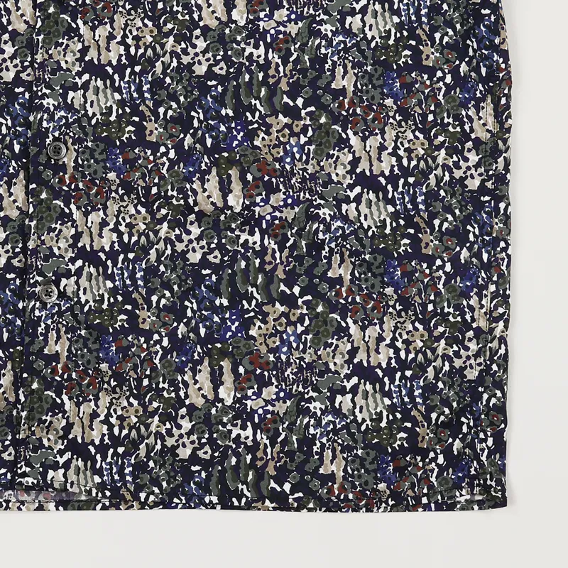 Norse Projects Carsten Liberty Print Shirt Ivy Green-2