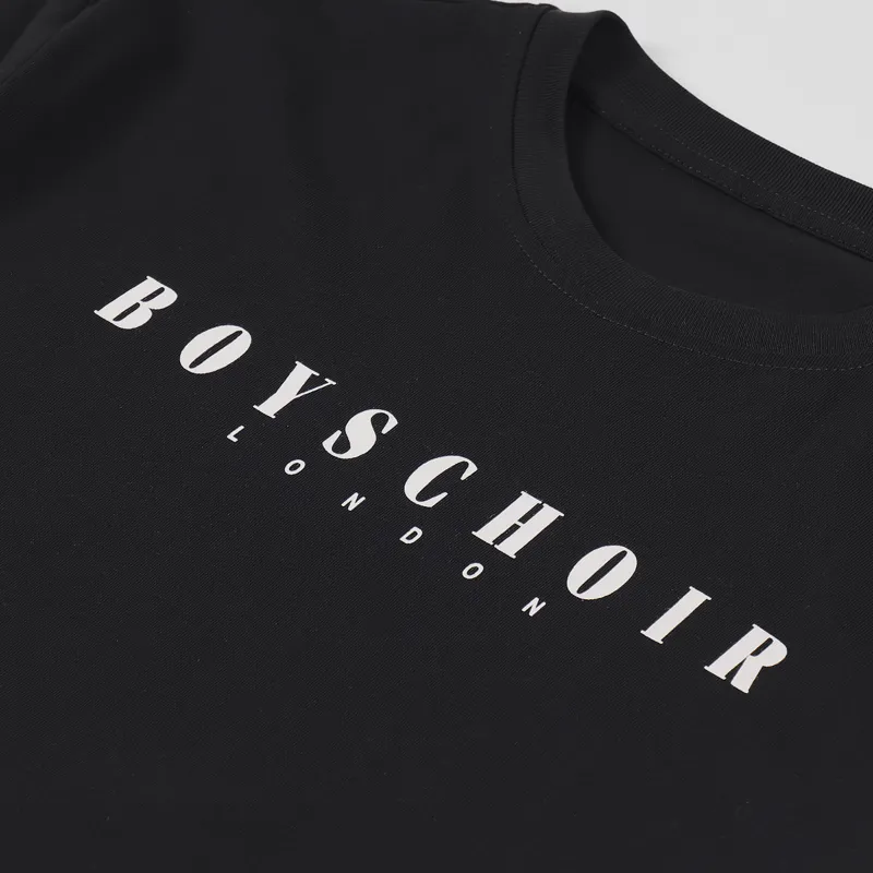 Boys Choir Cherub OG T Shirt Black-2