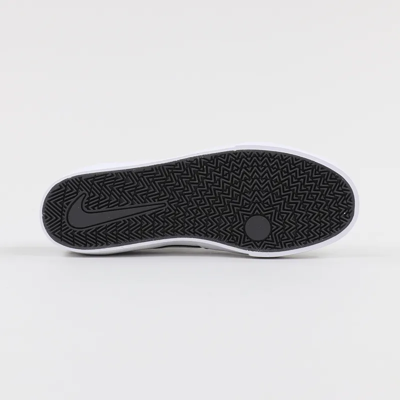Nike SB Chron Solarsoft Shoes Black White-6