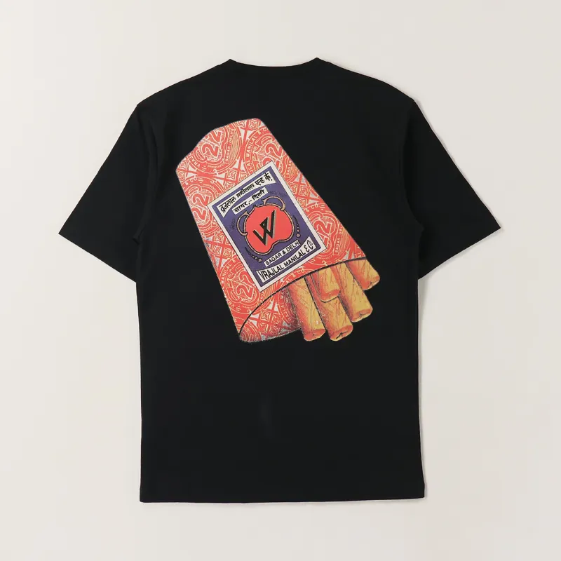 Wayward London Ciggies T Shirt Black