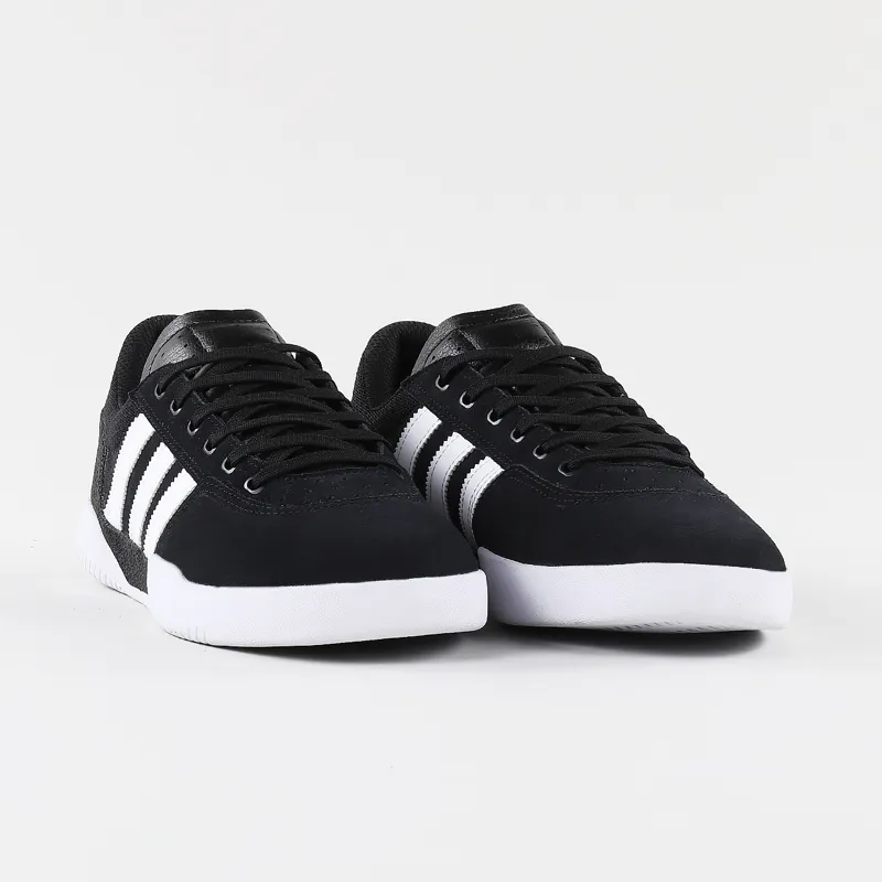 Adidas Skateboarding City Cup Shoes Black White-3