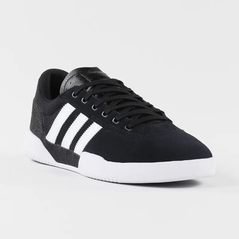 Adidas Skateboarding City Cup Shoes Black White-4