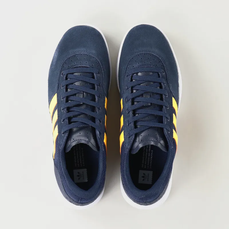 Adidas Skateboarding City Cup Shoes Navy Gold White-8