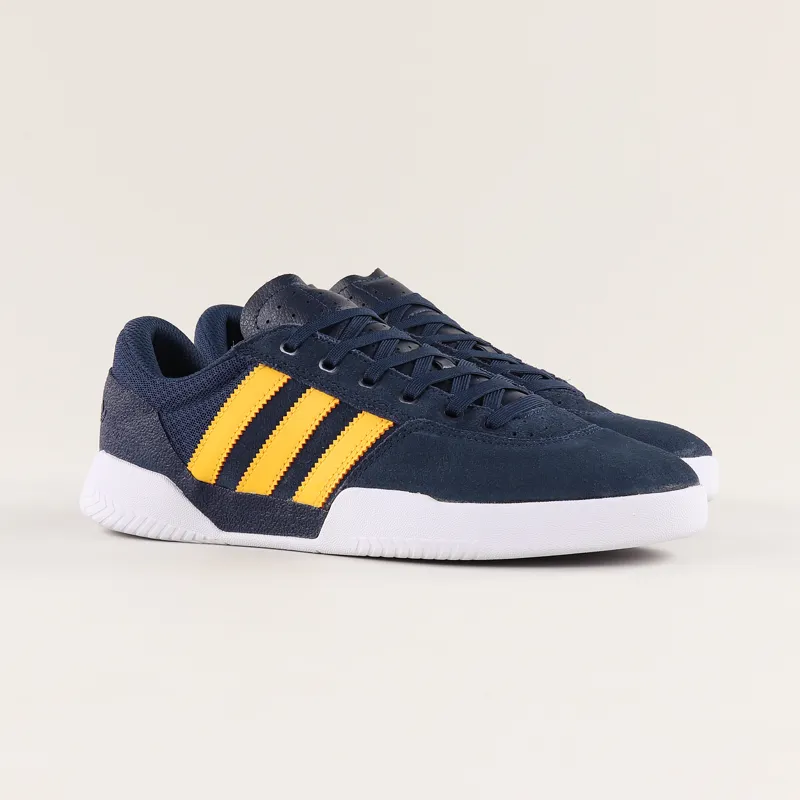 Adidas Skateboarding Mens Trainers Skate Shoes Blue Gold