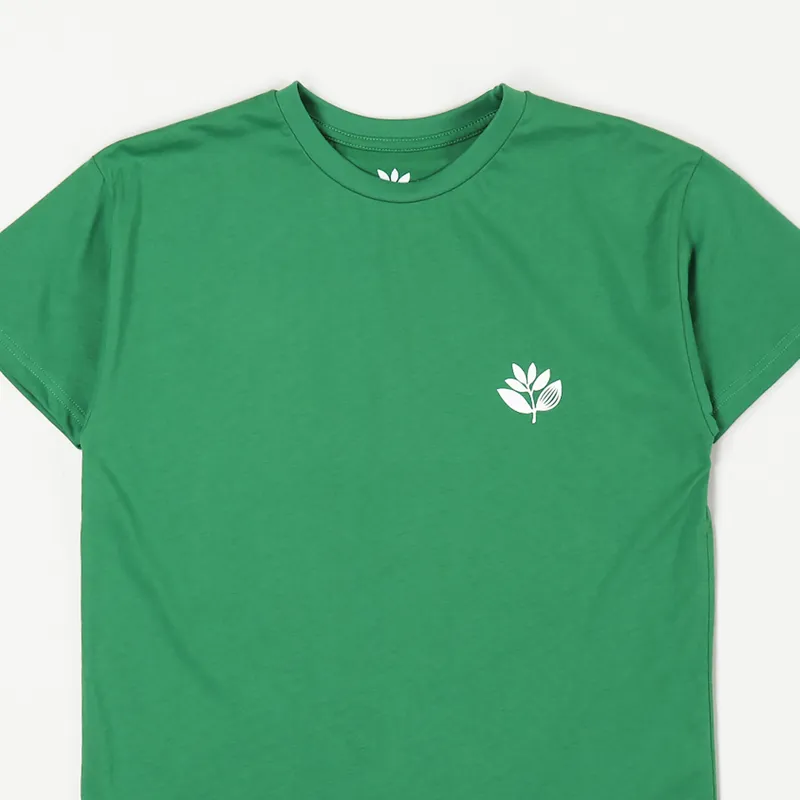 Magenta Classic Plant T Shirt Green-2