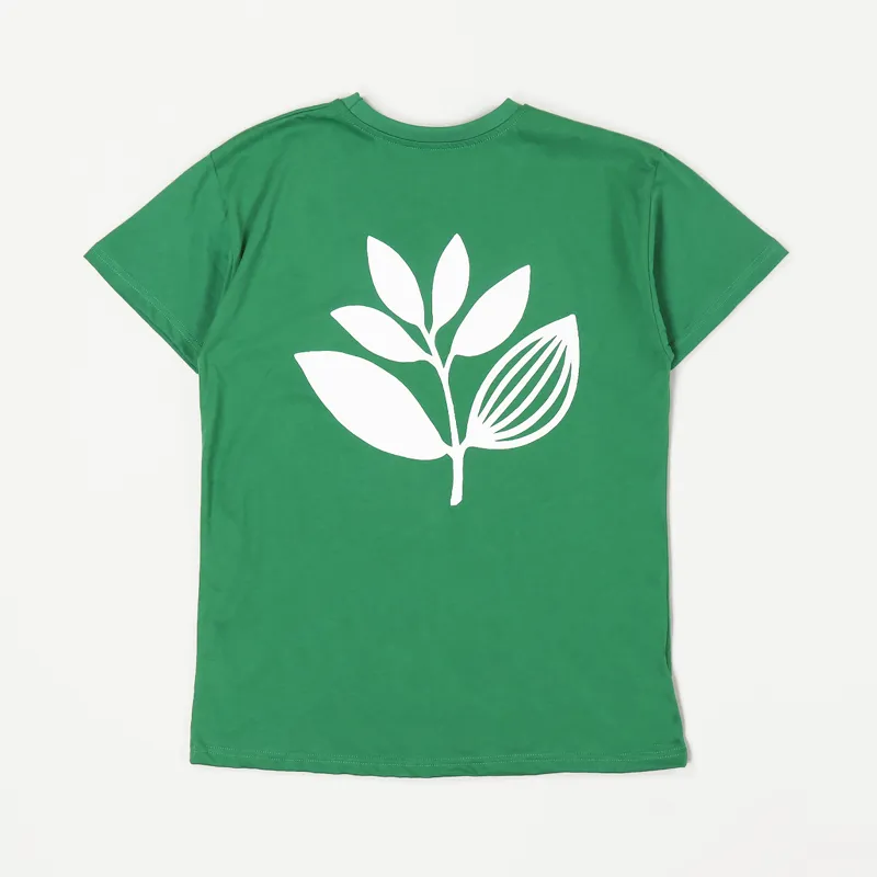 Magenta Classic Plant T Shirt Green