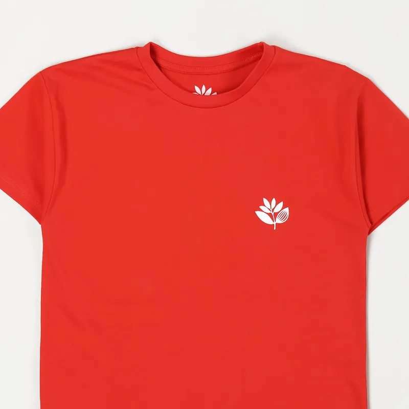 Magenta Classic Plant T Shirt Red-2