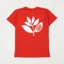 Magenta Classic Plant T Shirt Red