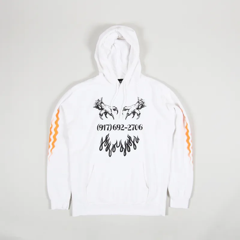 Call Me 917 Matrix Pullover Hoodie White