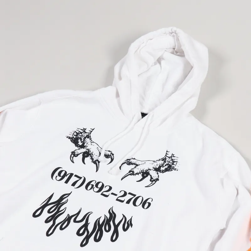 Call Me 917 Matrix Pullover Hoodie White-2
