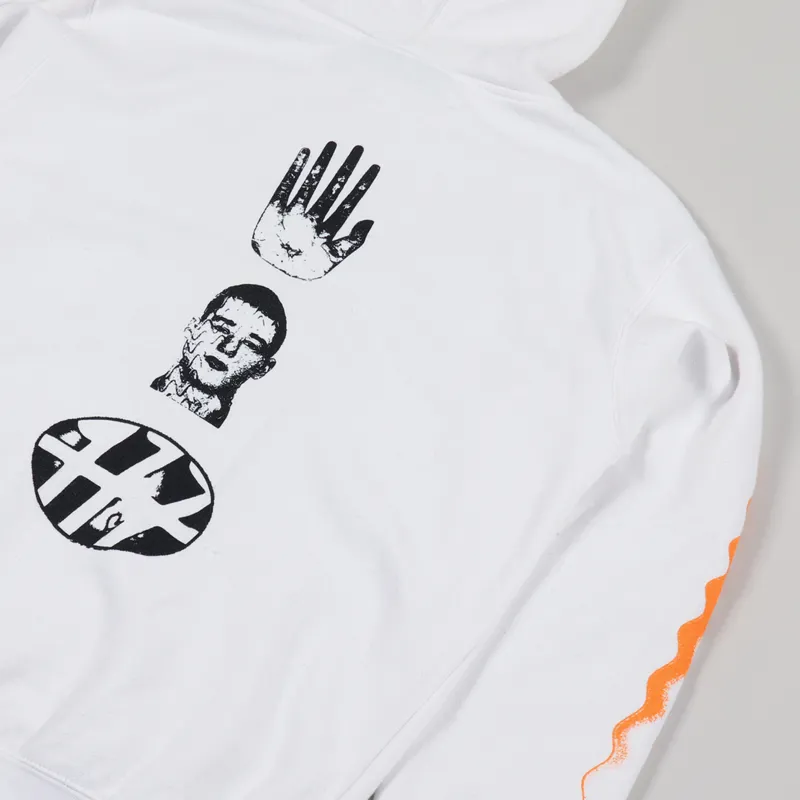 Call Me 917 Matrix Pullover Hoodie White-3