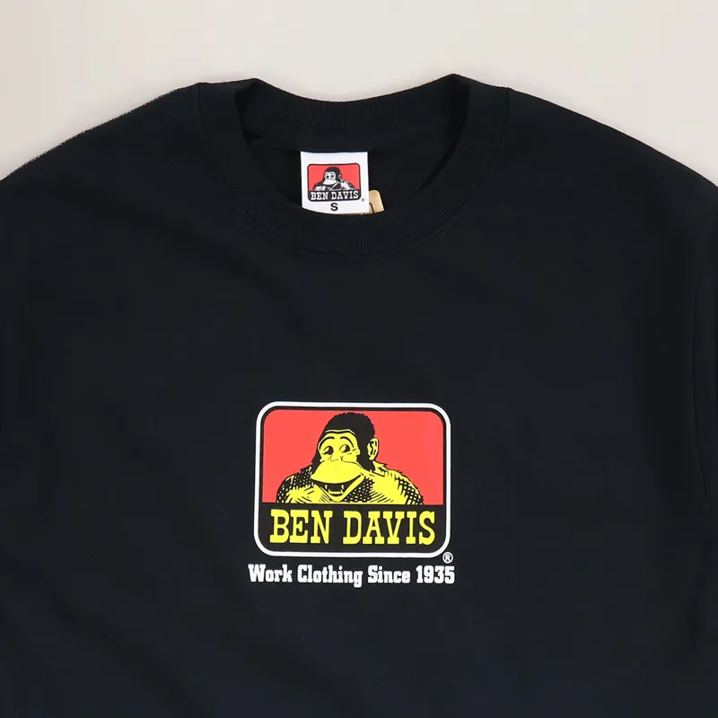 Ben Davis Classic Logo T Shirt Black-1