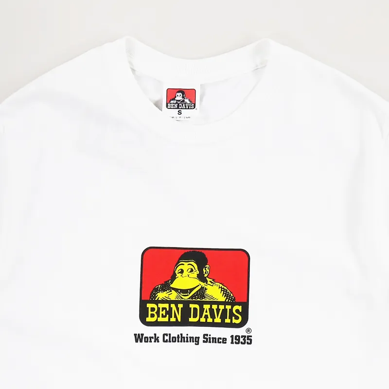 Ben Davis Classic Logo T Shirt White-1