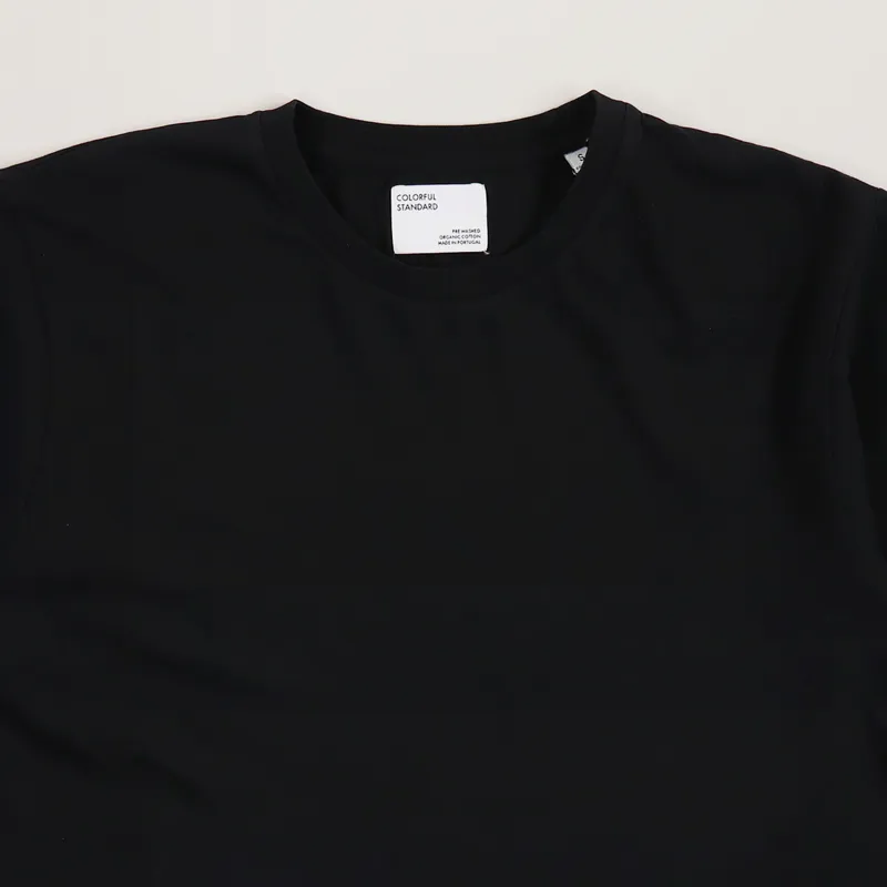 Colorful Standard Classic Organic T Shirt Deep Black-1