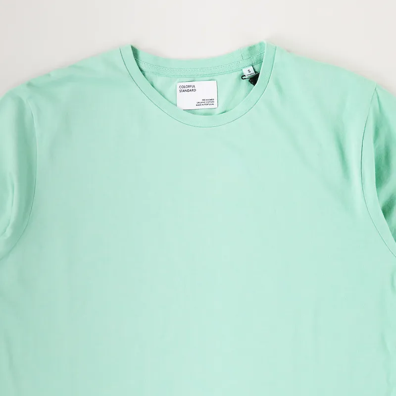 Colorful Standard Classic Organic T Shirt Faded Mint-1