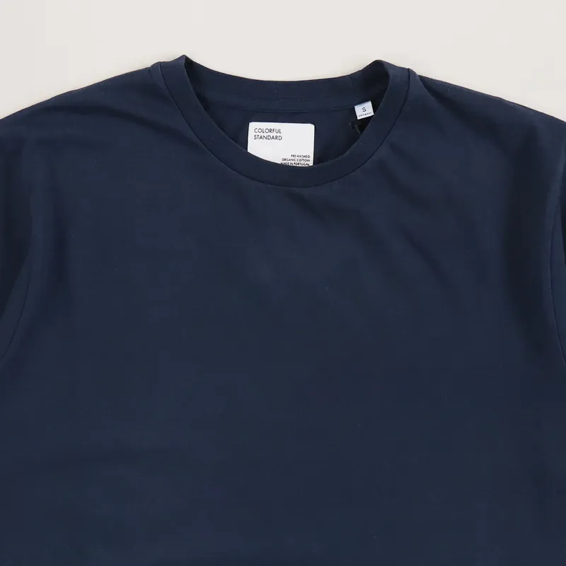 Colorful Standard Classic Organic T Shirt Navy Blue-1