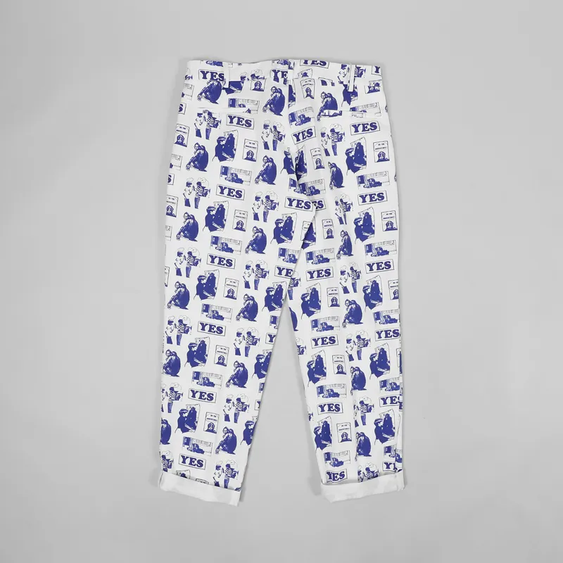 Reception Club Pant White Blue-1