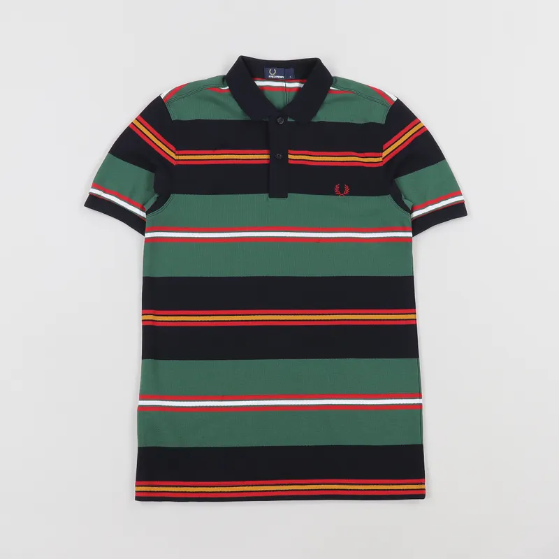 Fred perry contrast polo in navy sales