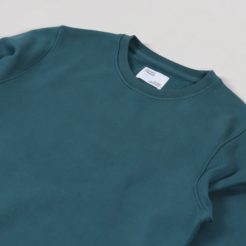 Colorful Standard Classic Organic Crew Sweat Ocean Green-1