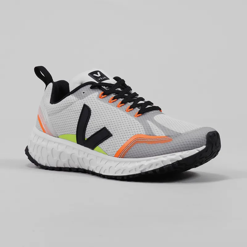 Veja Womens Condor Alveomesh Shoes Light Grey Black-4