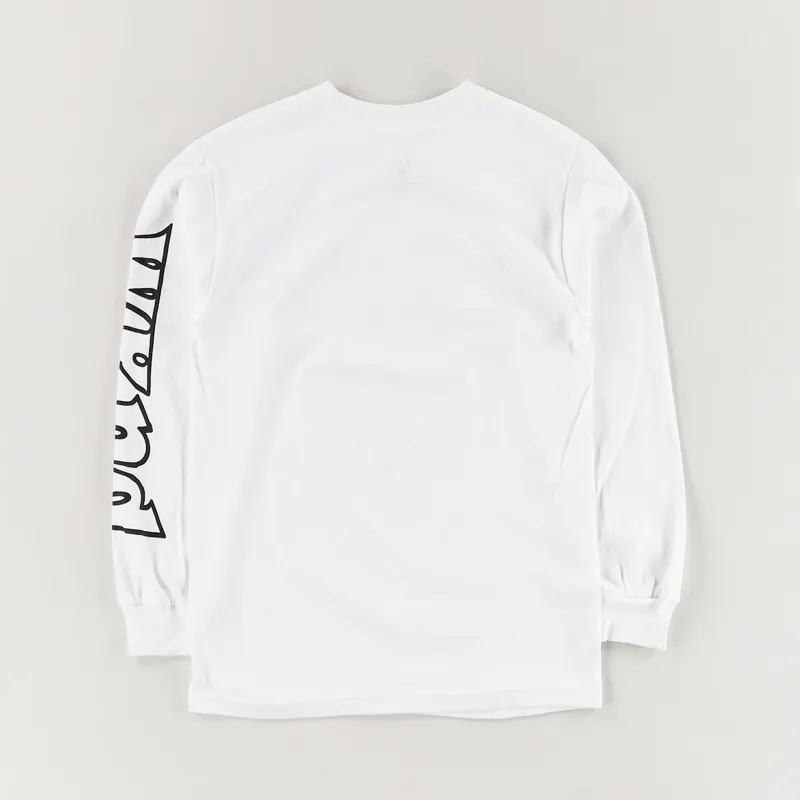 WKND Death Dance Long Sleeve T Shirt White-4
