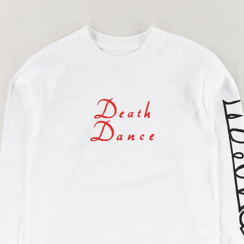 WKND Death Dance Long Sleeve T Shirt White-1