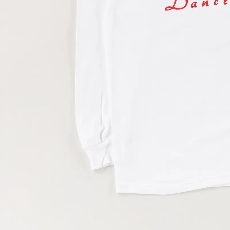 WKND Death Dance Long Sleeve T Shirt White-3