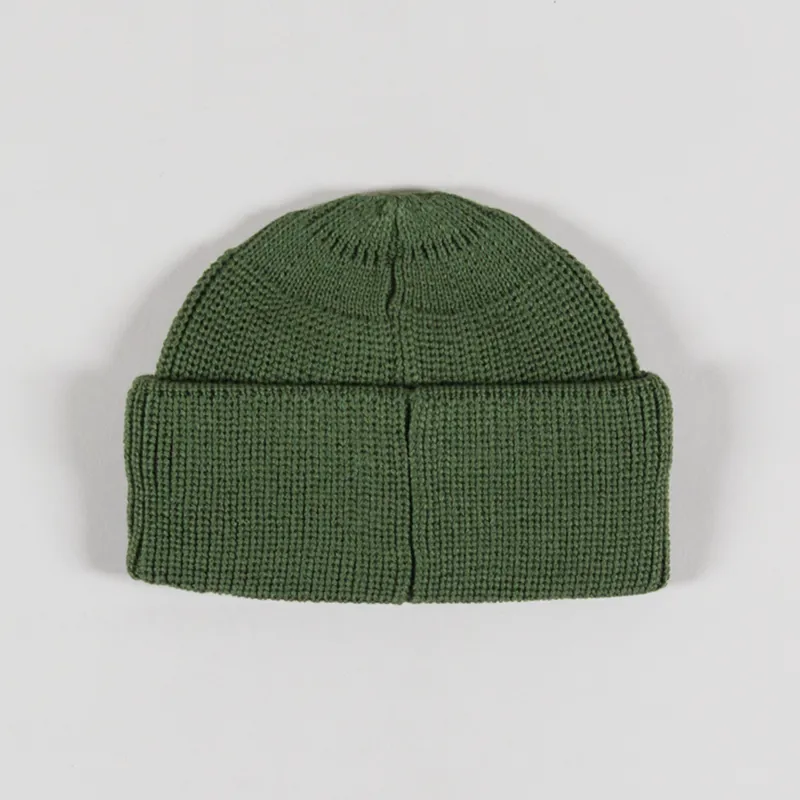Deus Ex Machina Mens Knitted Deck Beanie Hat Green Pine