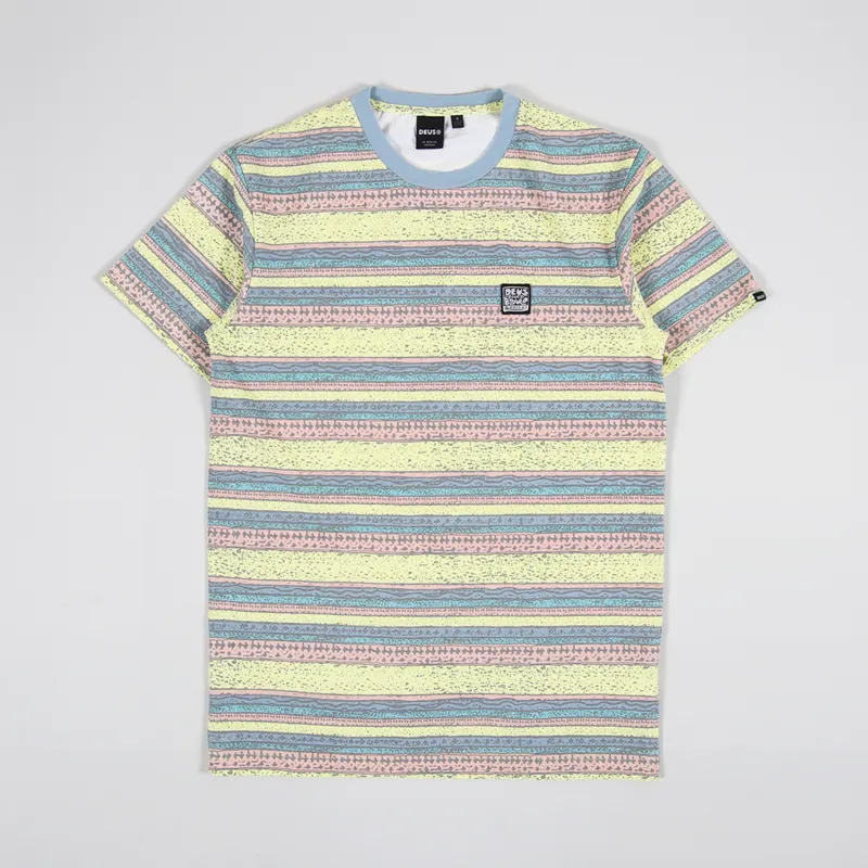 Deus Ex Machina Sunrise T Shirt Lemon Combo