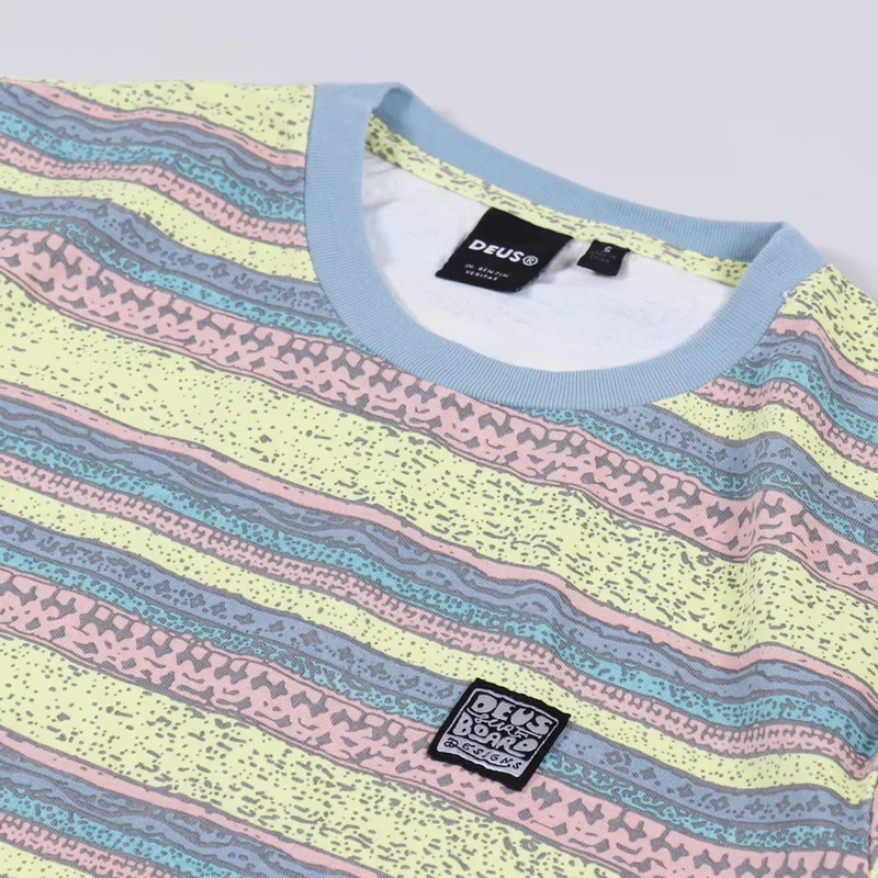 Deus Ex Machina Sunrise T Shirt Lemon Combo-2