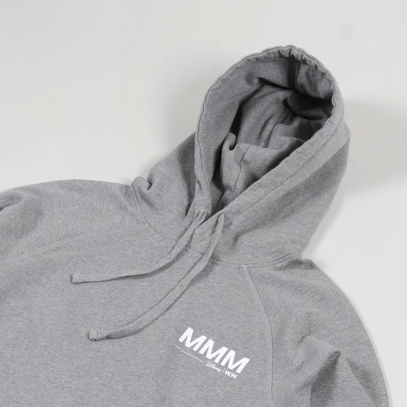 Wood Wood x Disney Fred Hoodie Grey Melange-7