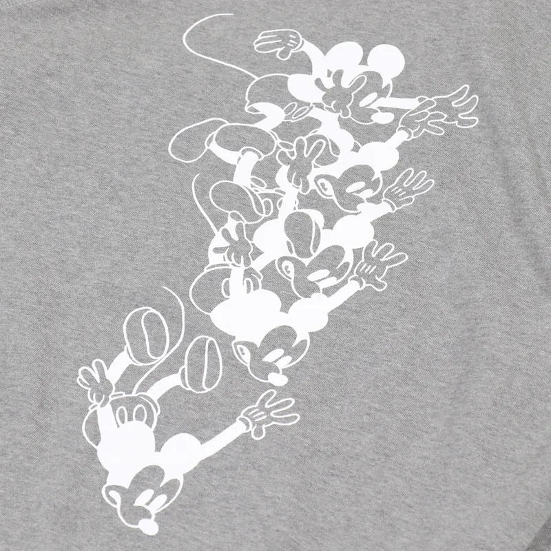 Wood Wood x Disney Fred Hoodie Grey Melange-5