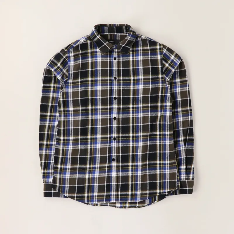 Edwin Don Long Sleeve Shirt Java Brown