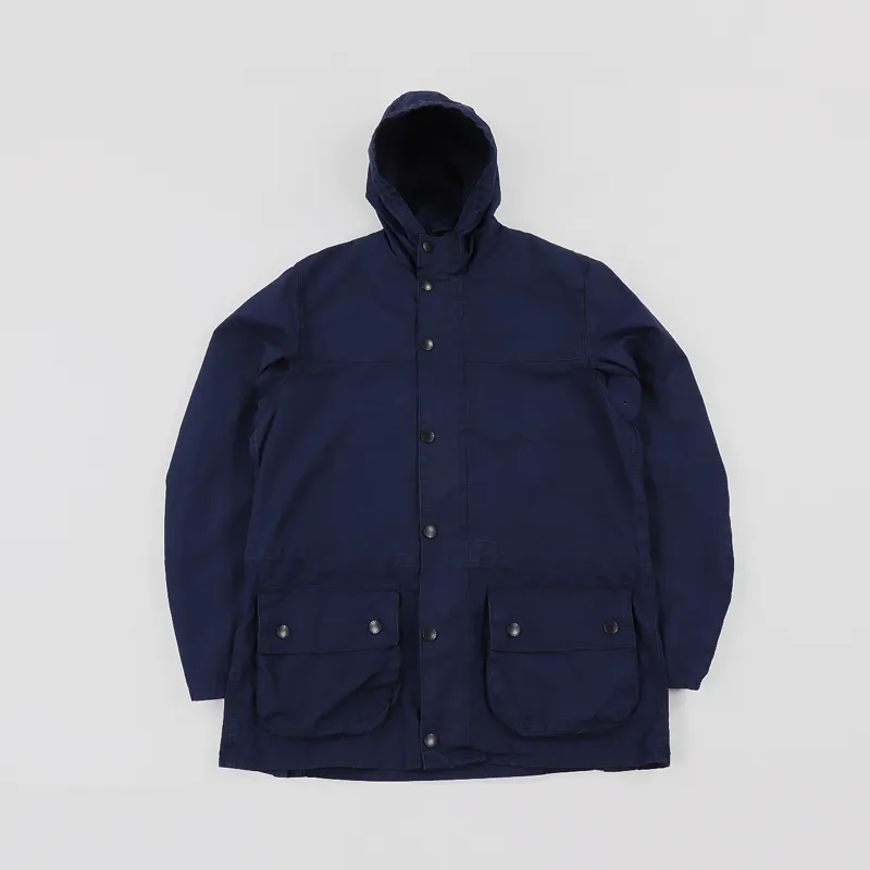 Barbour Mens Made For Japan Durham Casual Jacket French Navy Blue
